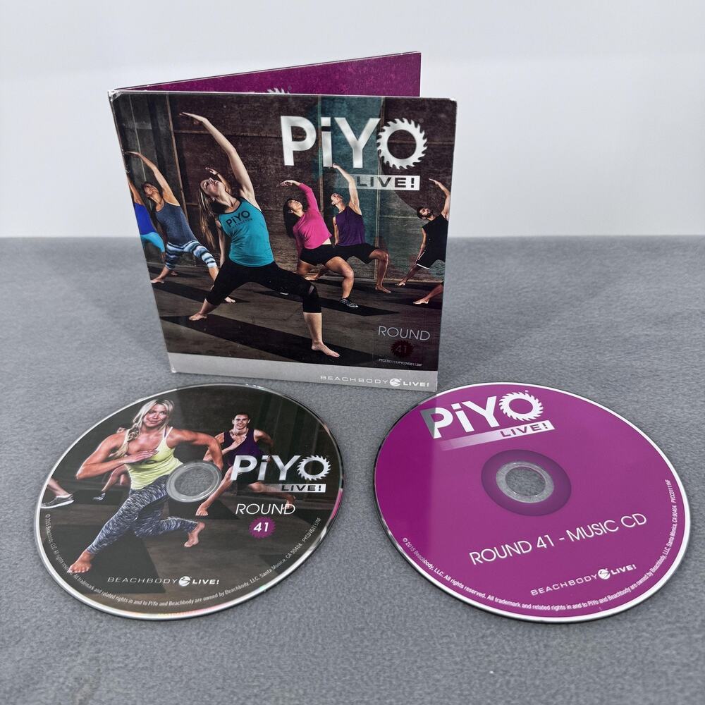PiYo Live Round 41 Beachbody Workout DVD‎ & Music CD Fitness Program Yoga
